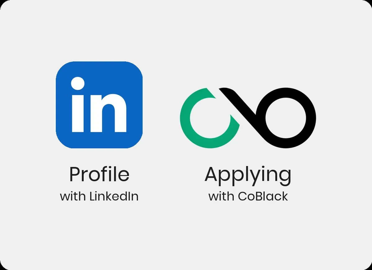 Cover image: LinkedIn keeps the profile. CoBlack does the applying