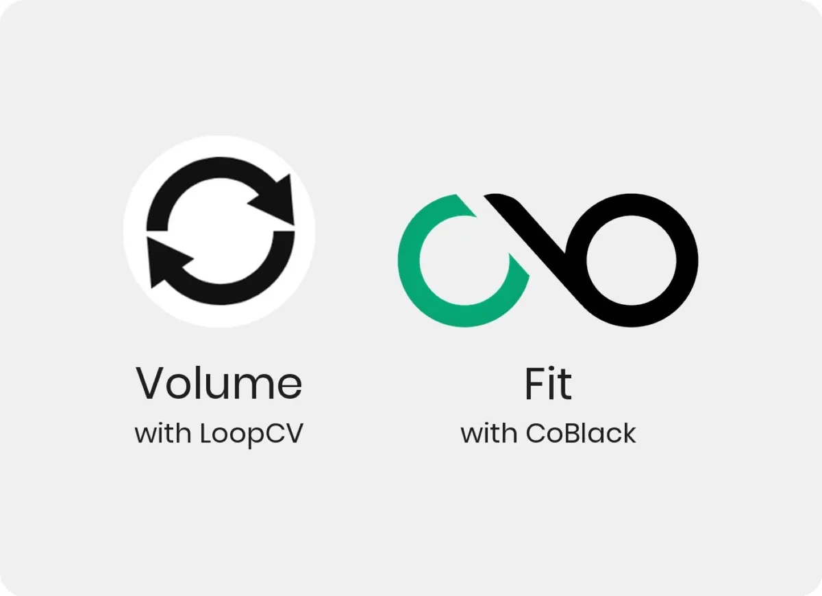Cover image: LoopCV for volume. CoBlack for fit