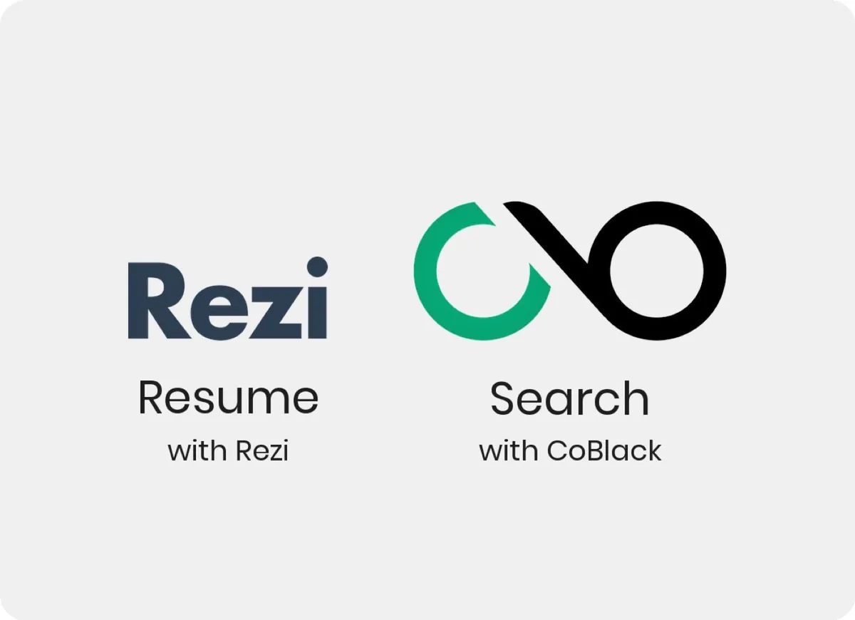 Cover image: Rezi for the resume. CoBlack for the search
