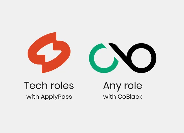 Cover image: ApplyPass applies to technical roles. CoBlack applies to yours